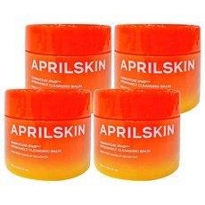 APRILSKIN 胡蘿蔔卸妝膏 90ml 溫和深層清潔 敏感肌適用, 4件