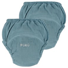 PUKU 藍色企鵝 雲感波浪學習褲, 藍色, 2件, L(100cm), 柔軟親膚透氣