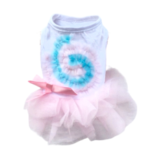 SassyDog 棒棒糖 蕾絲裙, 粉色, 1件