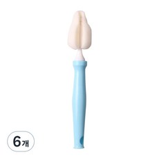 우진하이비 텀블러 캡 세척솔, 스카이, 6개
