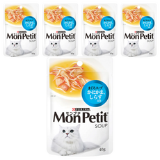 貓倍麗 湯包銀魚極品鮮湯 5包 (貓咪濕糧、鮮味湯品), 鮪魚 + 蟹肉 + 銀魚, 40g