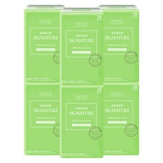 Natural Cotton 經典標準薄型護墊, 長款(5.5*18cm), 28片, 6包