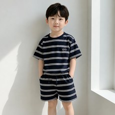 CONTIKIDS 童款Speedy條紋短袖衣褲套裝