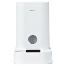 PAWGETHER 寵小到大 重力自動寵物餵食器/餵水器, 白色, 3.5L, 1個