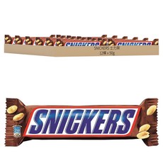 SNICKERS 士力架 花生巧克力, 50g, 12條