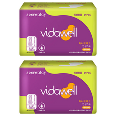 Vidawell [Vegan Life] Secret Day 漏尿 Inner Fit 安心護墊 護墊型 成人紙尿褲, FREE(onesize), 2個, 14枚入