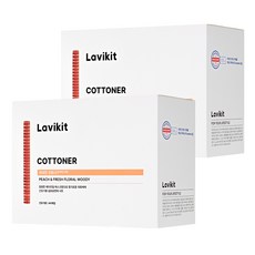 La vikit 塗佈機乾燥機片織物柔軟精杏麝香香精, 2個, 40張