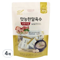 천연한스푼 석하 진한사골 맛능한알육수 30p, 105g, 4개