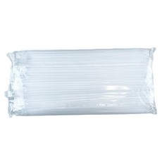 珍珠奶茶用直吸管 透明 12mm x 28cm, 50入, 2個