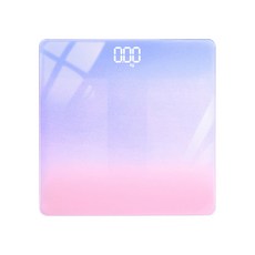 MAEM LED 충전식 디지털 체중계, JT3605, 퍼플