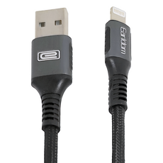 Earldom 藝鬥士 iPhone 充電線, 黑色, 2m, 1條