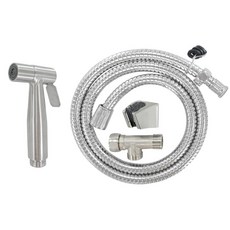 手易坊 頂級不鏽鋼衛生沖洗器組 360g, 不鏽鋼, 1個