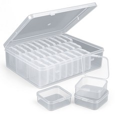 Living Mango 鑽石畫模組化30格收納盒, 白色, 1個