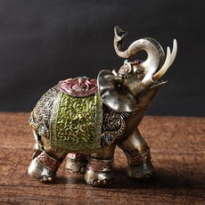 Melanne財物運金錢運風水室內裝飾大象 02, 混色