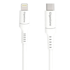 GIGASTONE 立達 Type C to Lightning 蘋果快充線 30W 1.5M, White, 1條