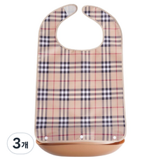 로시테라 성인용 탈부착 턱받이, 카키 L, 3개