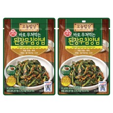 오뚜기 오늘밥상 된장무침양념, 90g, 2개