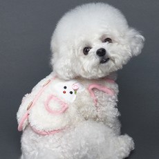 Cheris 寵物專用絨毛背心, 奶油白