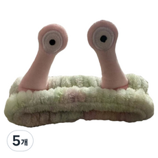 俏皮姐妹可愛洗臉髮帶, 5個, 彩虹漸層