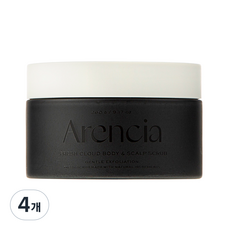 아렌시아 프레시 클라우드 바디 앤 스칼프 스크럽 블랙티 앤 유즈향, 260g, 4개