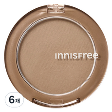 INNISFREE 妝自然圓形修容, 01 Peanut Brown, 6個