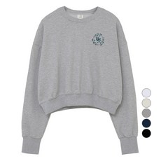 에어플레인 여성용 BRS 크롭 맨투맨