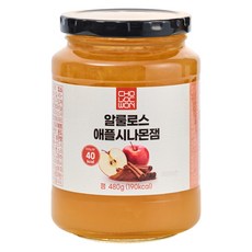 CHOLOCWON 阿洛酮糖蘋果肉桂果醬, 480g, 1個