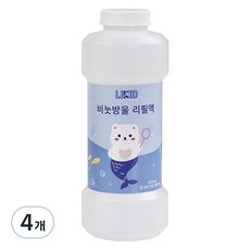 라이키드 비눗방울 리필액 LIK-BS03 472ml, 4개