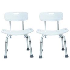 등받이 노인 목욕의자, 혼합색상, 2개