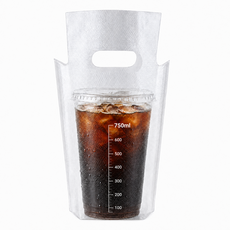 솜데이 커피 비닐캐리어 750ml 1구, 1세트, 200개입