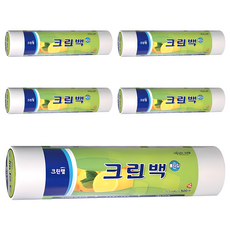 CLEANWRAP Clean 保鮮袋 捲筒式 特大 35cm x 45cm, 特大(XL), 500入, 5個