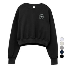 에어플레인 여성용 BRS 크롭 맨투맨