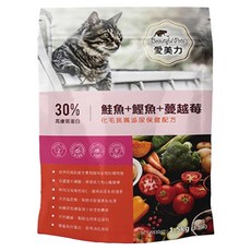 Beautiful Pets 愛美力 貓糧 化毛挑嘴泌尿保健配方, 溫和化毛, 1.5kg, 1袋