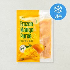 Fruit Moji 망고 퓨레 (냉동), 1개, 1kg