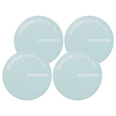 [비건뷰티] 이니스프리 노세범 미네랄 팩트 8.5g, 4개