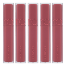 rom&amp;nd 台灣公司貨 迷霧軟糖唇釉 5g, 02 玫瑰豆沙, 5件