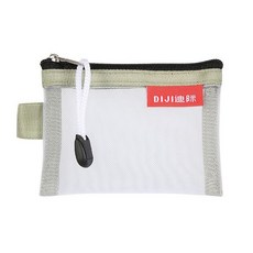 德德小品集 收納整理袋 輕巧方便攜帶 透明網格設計 多功能收納, 酪梨綠, 小, 1個