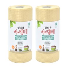 feelgood 拋棄式菜瓜布 60入, 象牙白, 2個