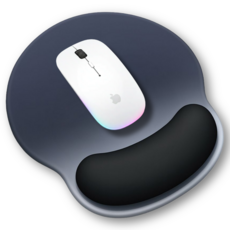 픽스몰 푹신푹신 마우스 손목 받침대, 블루블랙, 1개