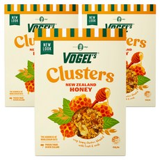 보겔스 뉴질랜드 허니 그래놀라 시리얼, 450g, 3개