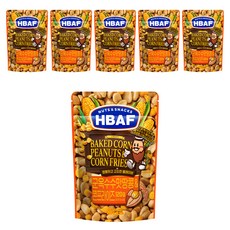 HBAF 烤玉米味花生與玉米粒, 120g, 6包