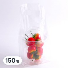 PE 미니 비닐쇼핑백, 무지, 150개