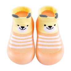 寬頭防滑透氣膠底學步鞋 130g