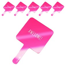 粉色糖果迷你手鏡, 很棒的粉紅色, 6個