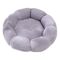 HISATO 軟綿綿花朵窩, 60cm, 灰色, 1個