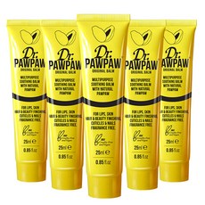 [純素美妝] Dr.PAWPAW 經典護唇膏 25ml, 黃色, 5個