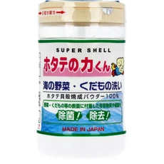 日本漢方 貝殼粉蔬果清潔劑 90g, 100%天然, 無色無味, 去除農藥, 1瓶