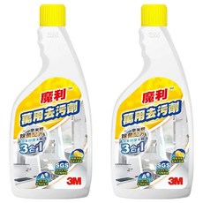 3M 魔利 萬用去污劑補充瓶, 2瓶, 500ml