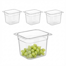 리빙메이트 PC 업소용 투명 밧드, 4개, 단품