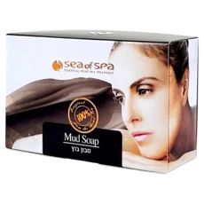 Sea of Spa 死海黑泥皂 125g 以色列進口 富含自然礦物質微量元素 成分溫和 輕鬆清潔 全肌膚適用, 1個